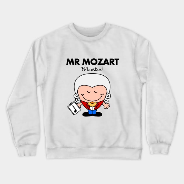 Mr Mozart Crewneck Sweatshirt by Woah_Jonny